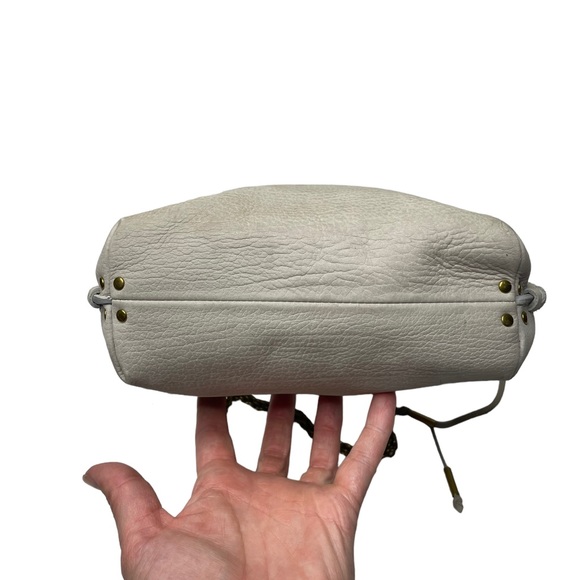 Jerome Dreyfuss | Gary Bucket Bag in Gray Nubuck Leather/Gold - Picture 12 of 13